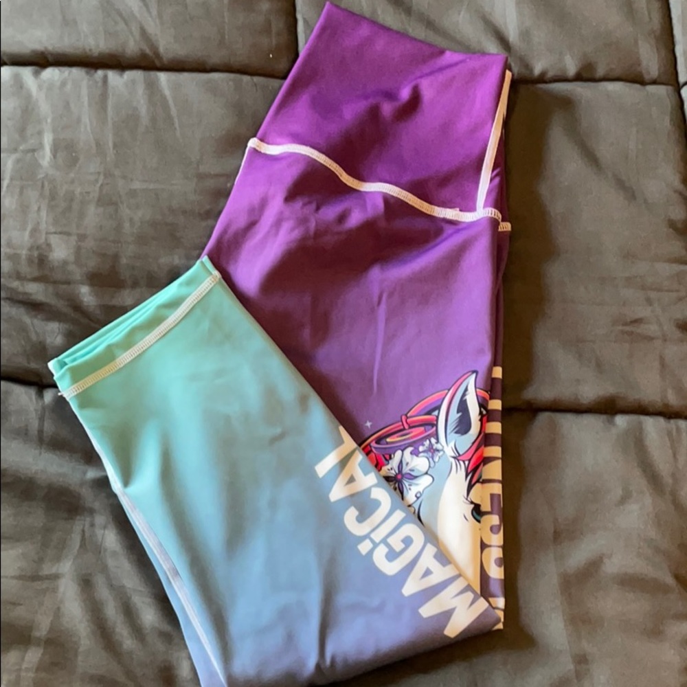 Project X Fitness is Magical Unicorn Leggings SzeL